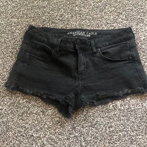 American Eagle Black Jean shorts